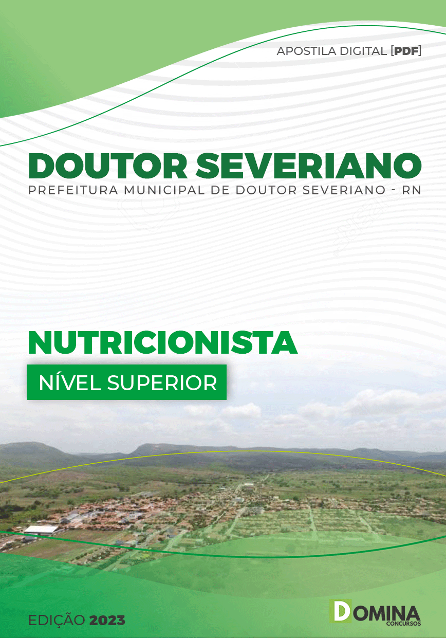 Apostila Pref Doutor Severiano RN 2023 Nutricionista