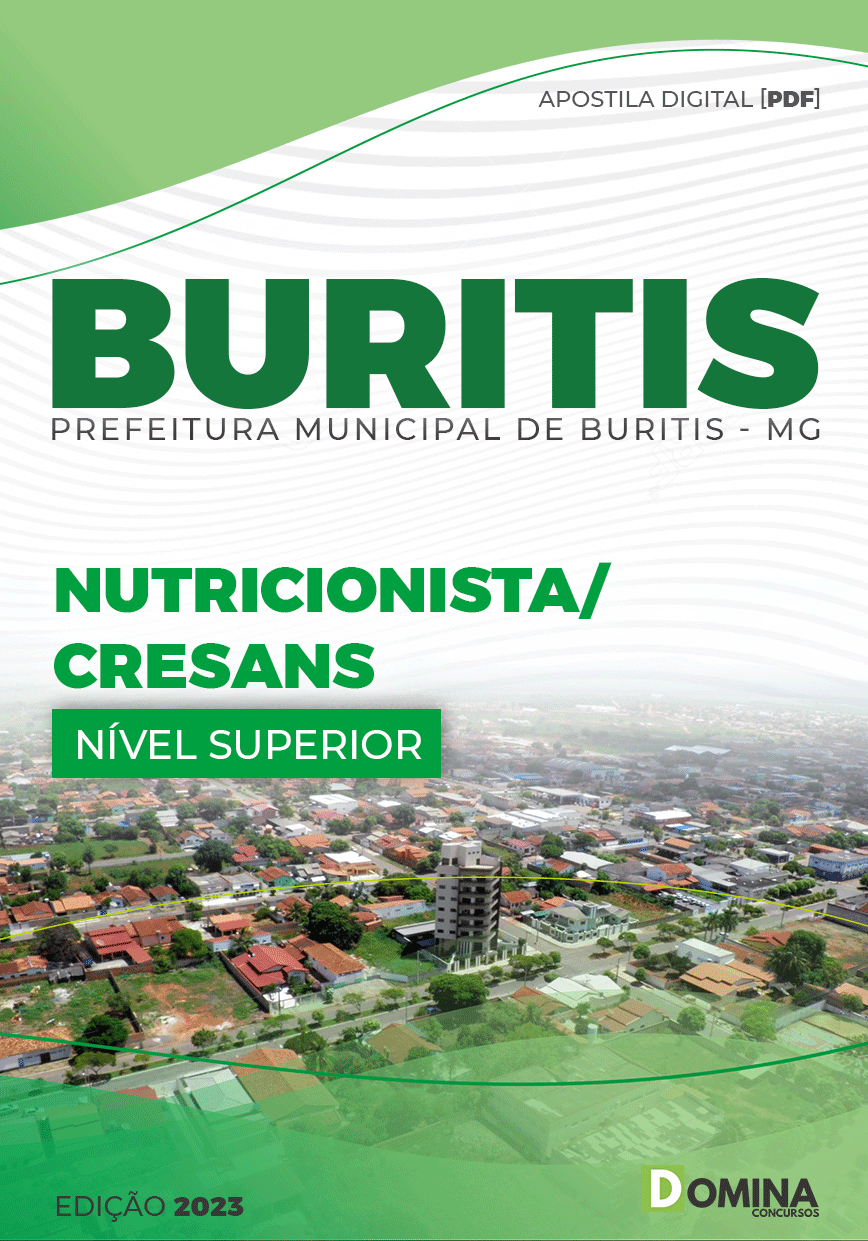Apostila Concurso Pref Buritis MG 2023 Nutricionista Cresans
