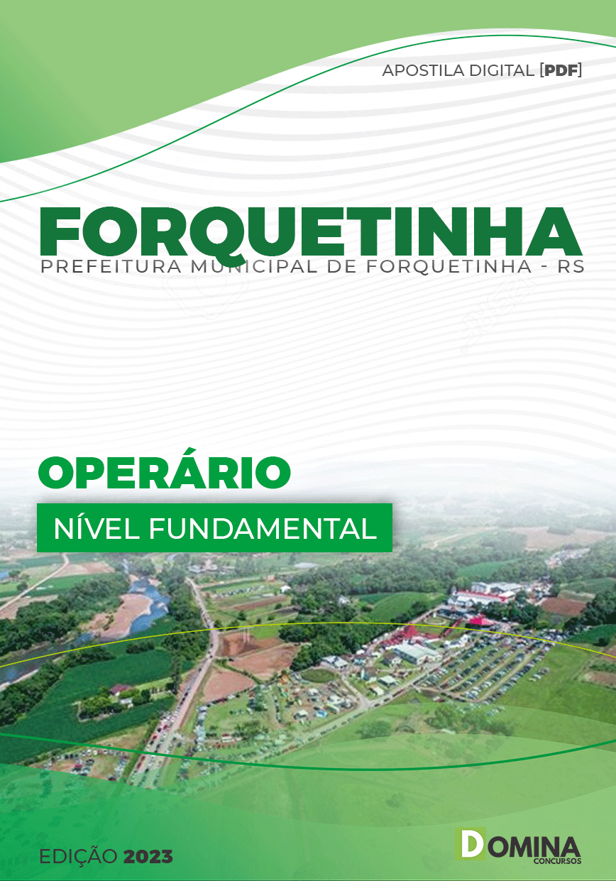 Apostila Digital Pref Forquetinha RS 2023 Operário