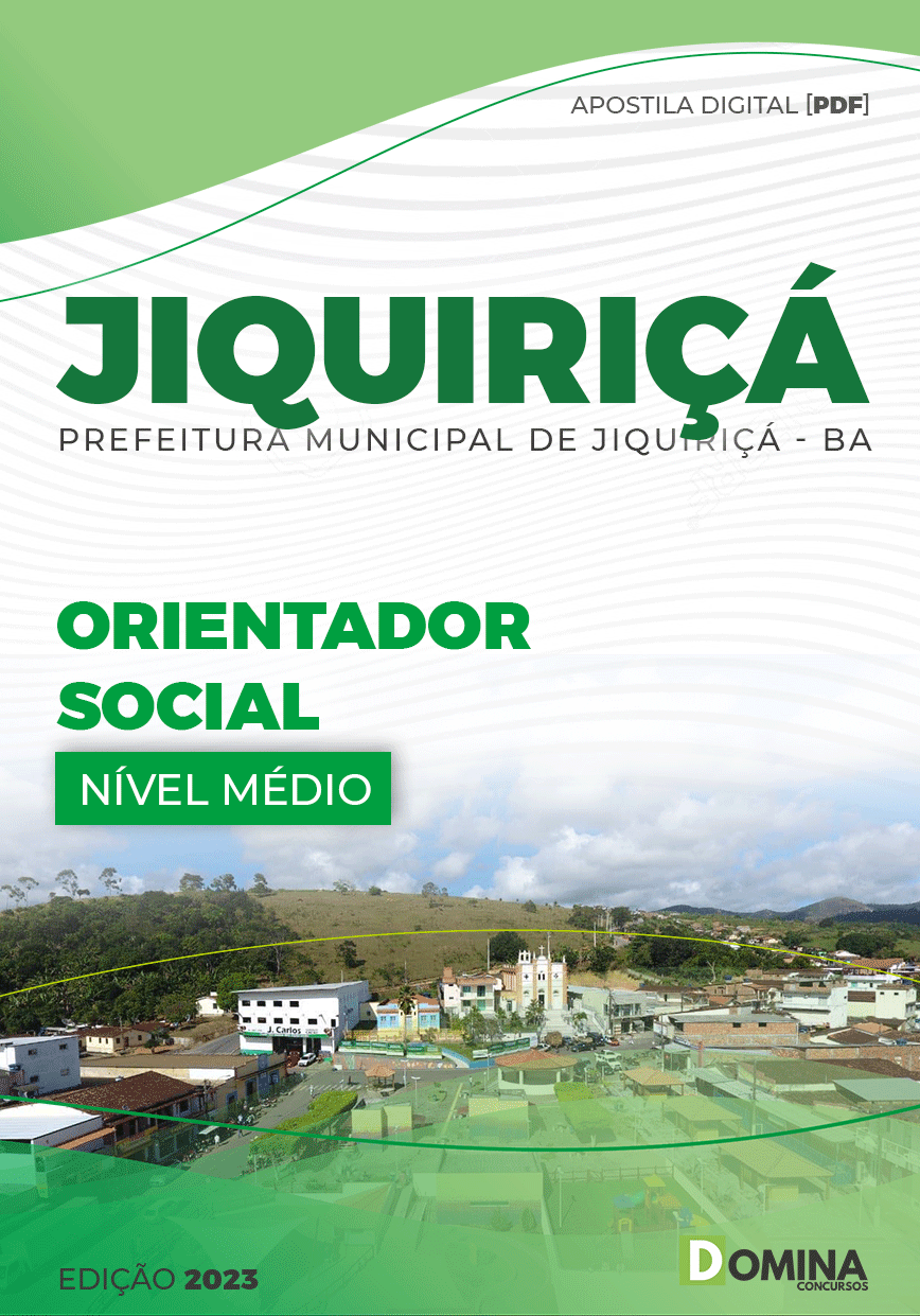 Apostila Concurso Pref Jiquiriçá BA 2023 Orientador Social