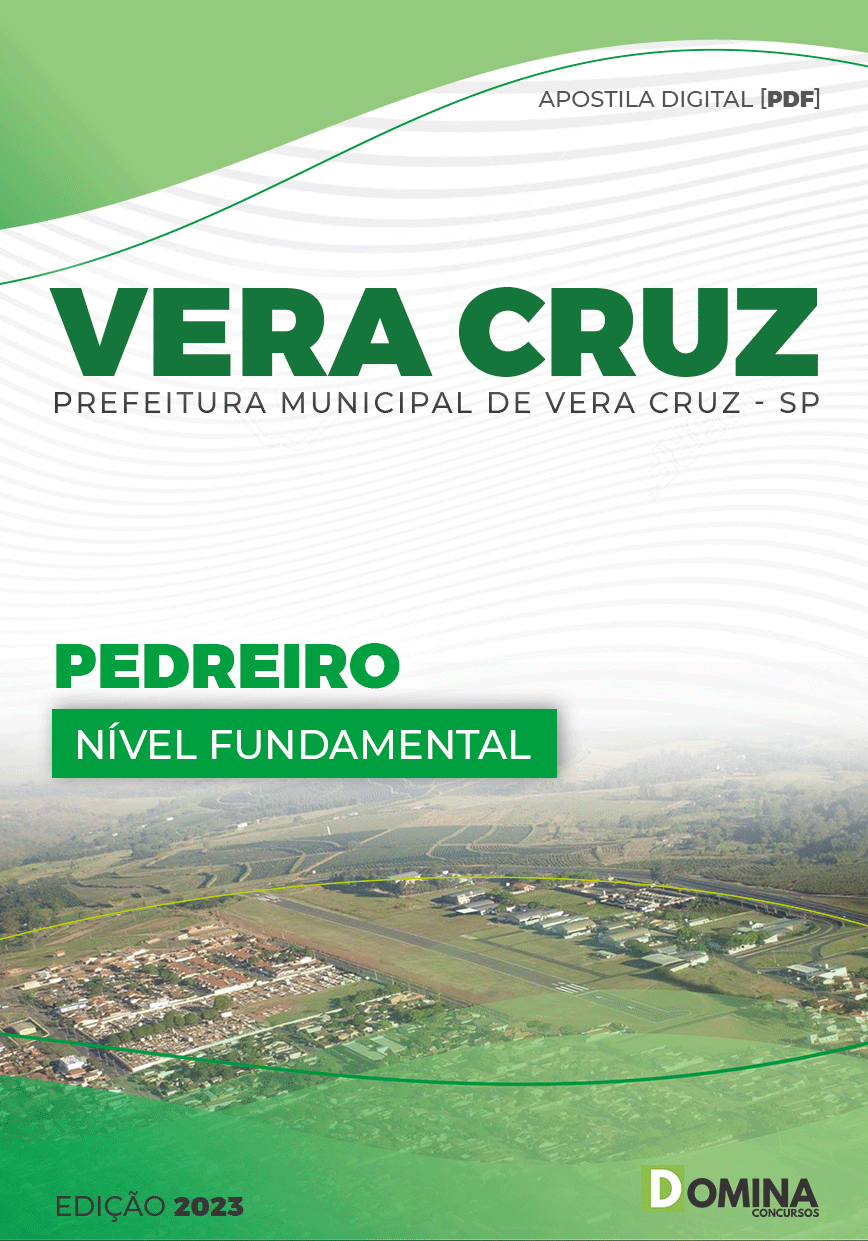 Apostila Concurso Pref Vera Cruz SP 2023 Pedreiro