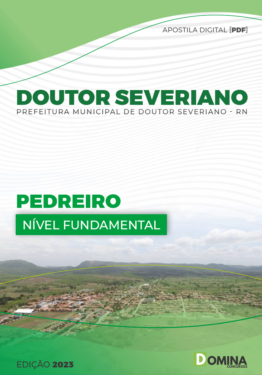 Apostila Digital Pref Doutor Severiano RN 2023 Pedreiro