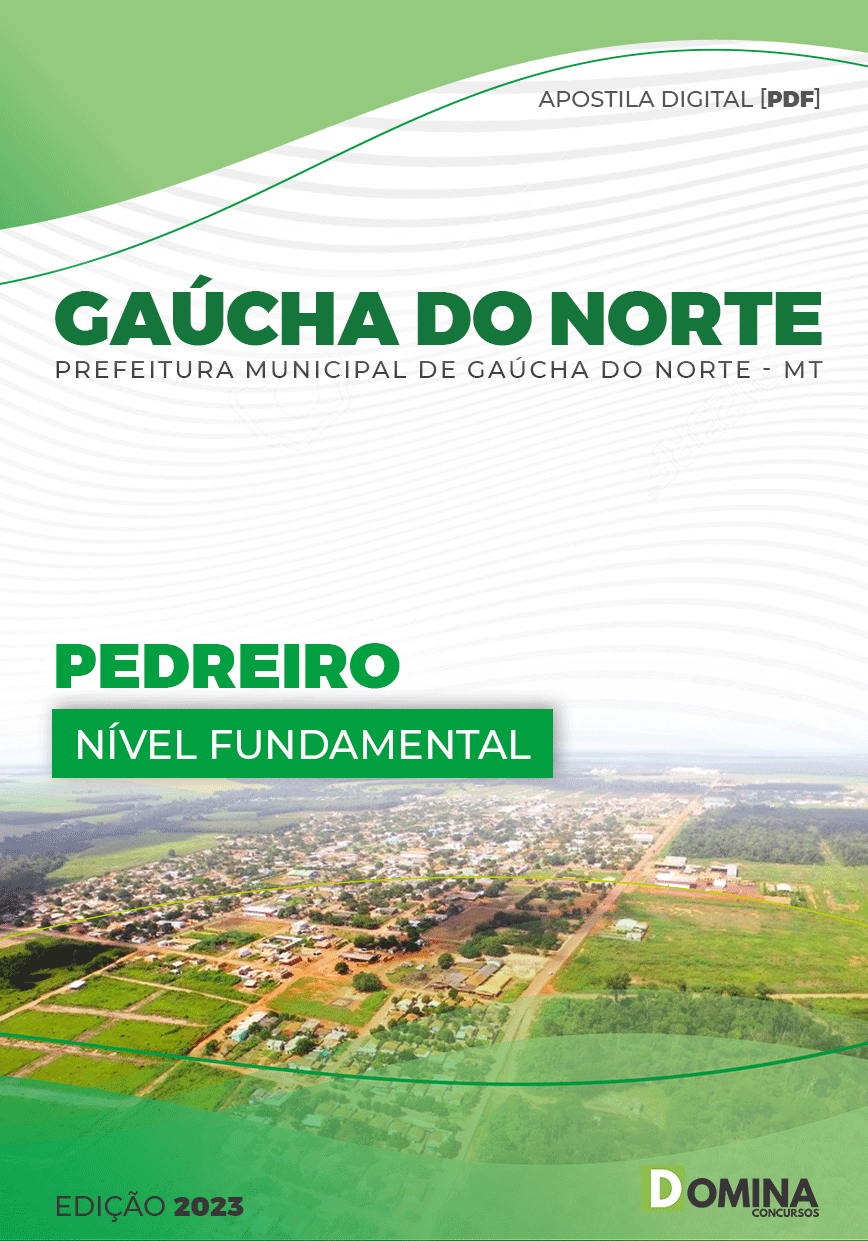 Apostila Pref Gaúcha do Norte MT 2023 Pedreiro