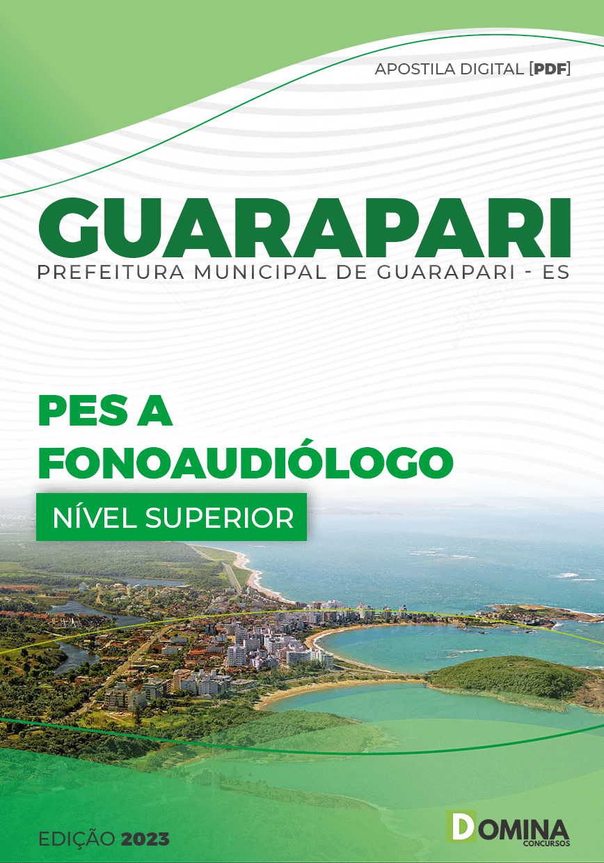 Apostila Digital Pref Guarapari ES 2023 Fonoaudiólogo