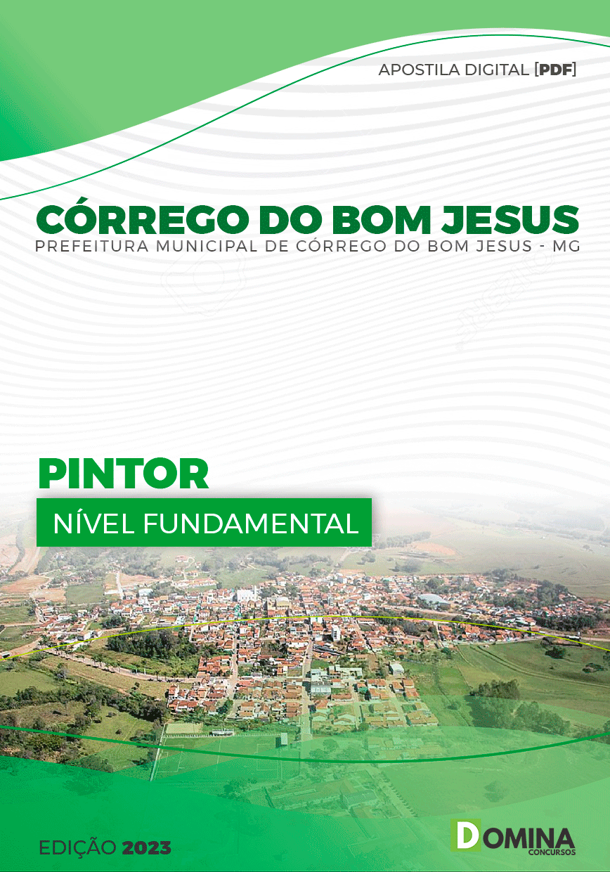 Apostila Pref Córrego Bom Jesus MG 2023 Pintor