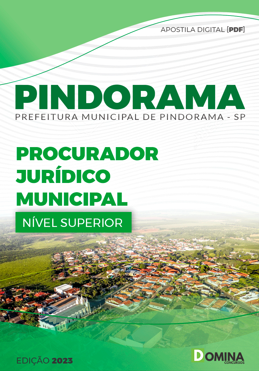 Apostila Perf Pindorama SP 2023 Procurador Jurídico Municipal