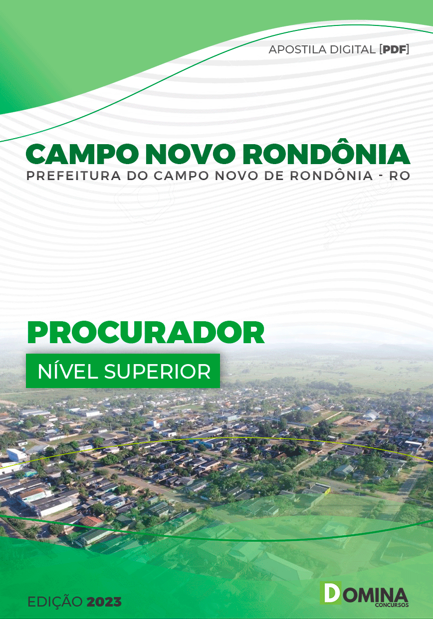 Apostila Pref Campo Novo Rondônia RO 2023 Procurador