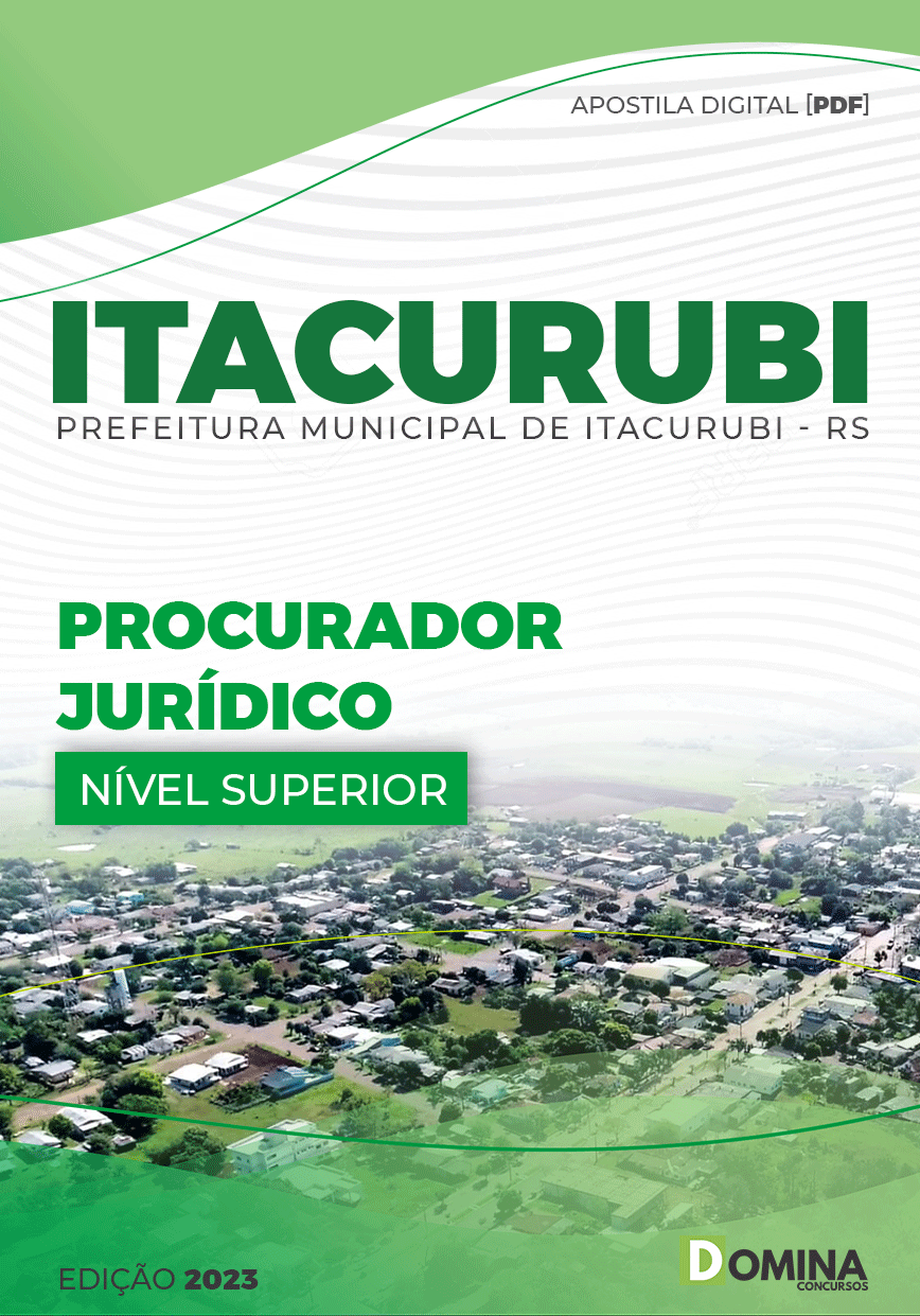 Apostila Concurso Pref Itacurubi RS 2023 Procurador