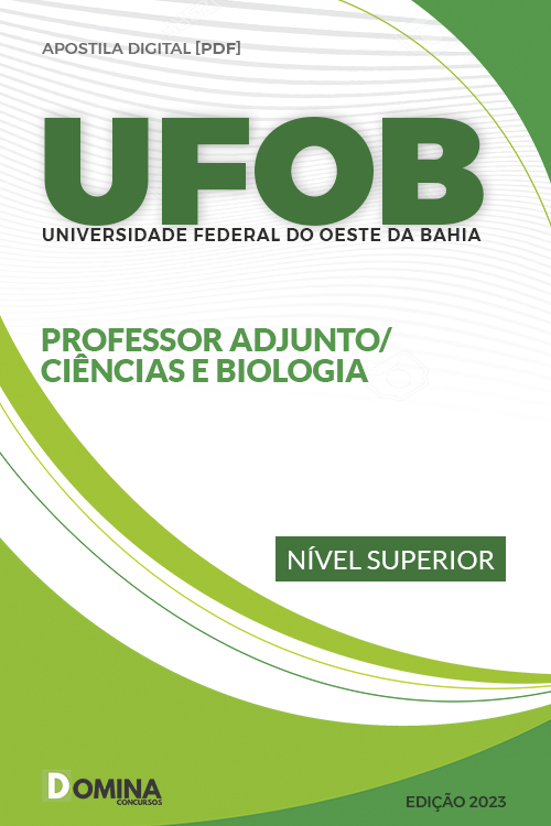 Apostila UFBO 2023 Professor Adjunto Ciências Biologia