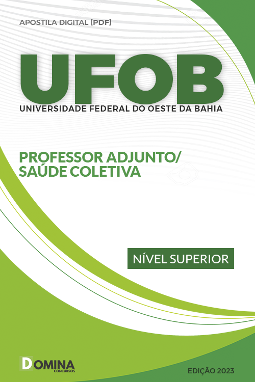 Apostila UFBO 2023 Professor Adjunto Saúde Coletiva