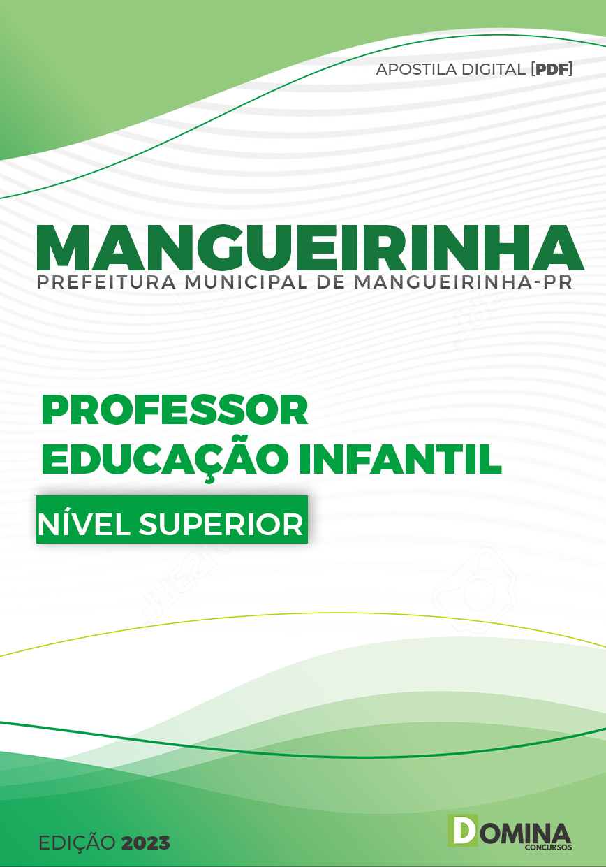 Apostila Pref Mangueirinha PR 2023 Professor Educação Infantil