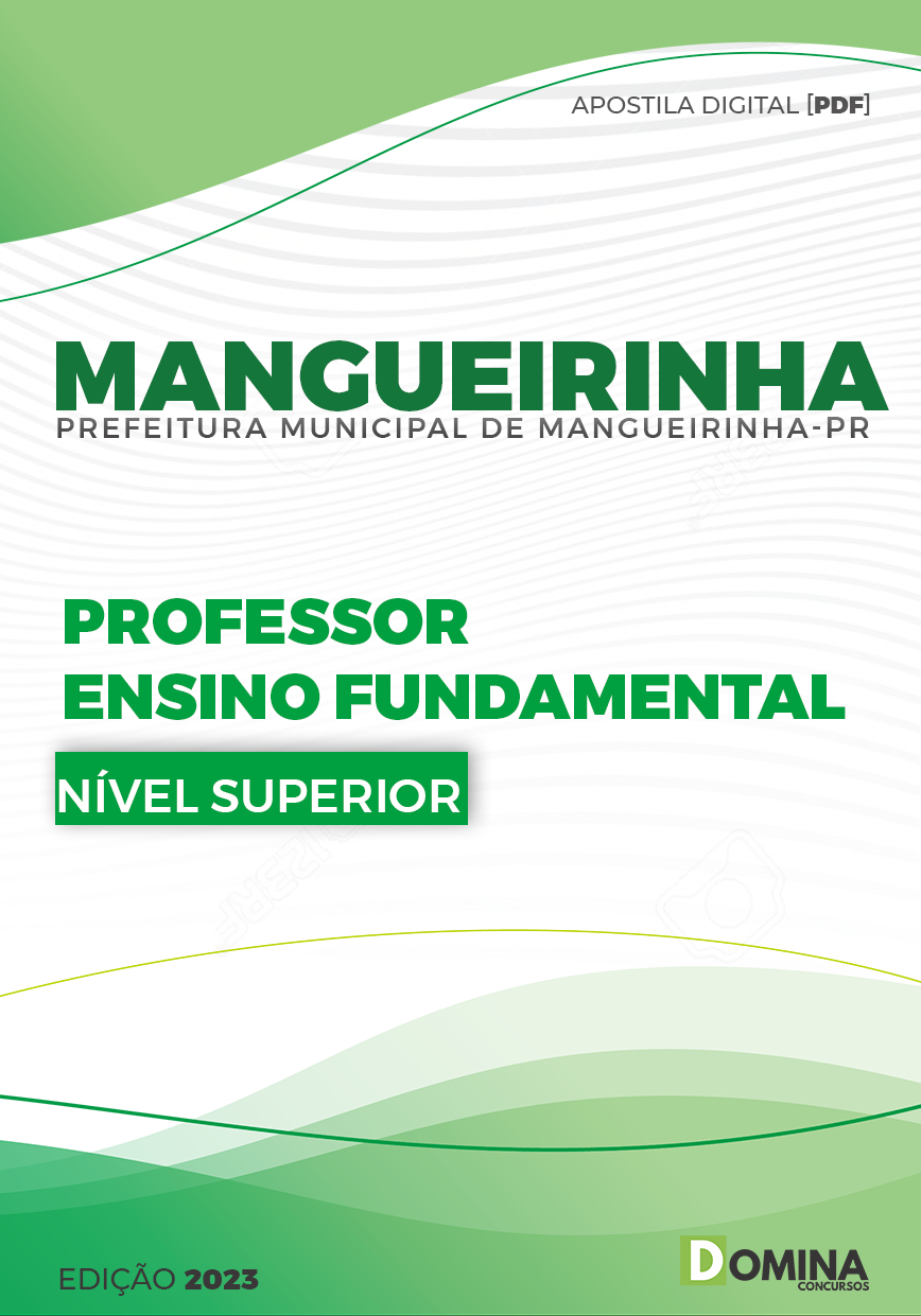 Apostila Pref Mangueirinha PR 2023 Professor Ensino Fundamental