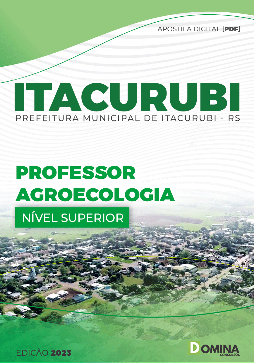 Apostila Pref Itacurubi RS 2023 Professor Agroecologia