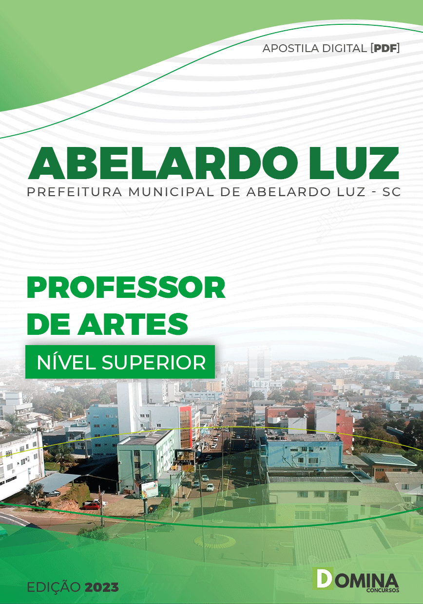 Apostila Pref Abelardo Luz SC 2023 Professor Artes