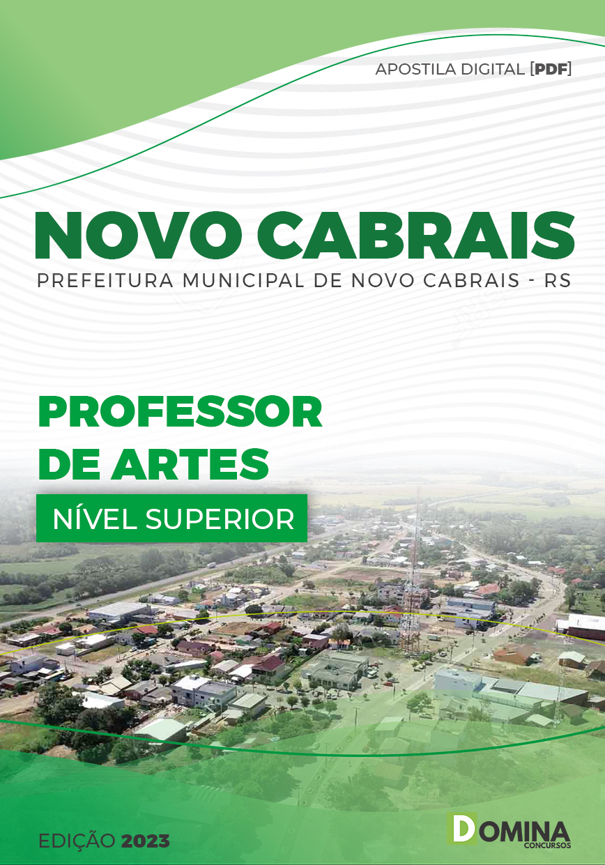 Apostila Digital Pref Novo Cabrais RS 2023 Professor Artes