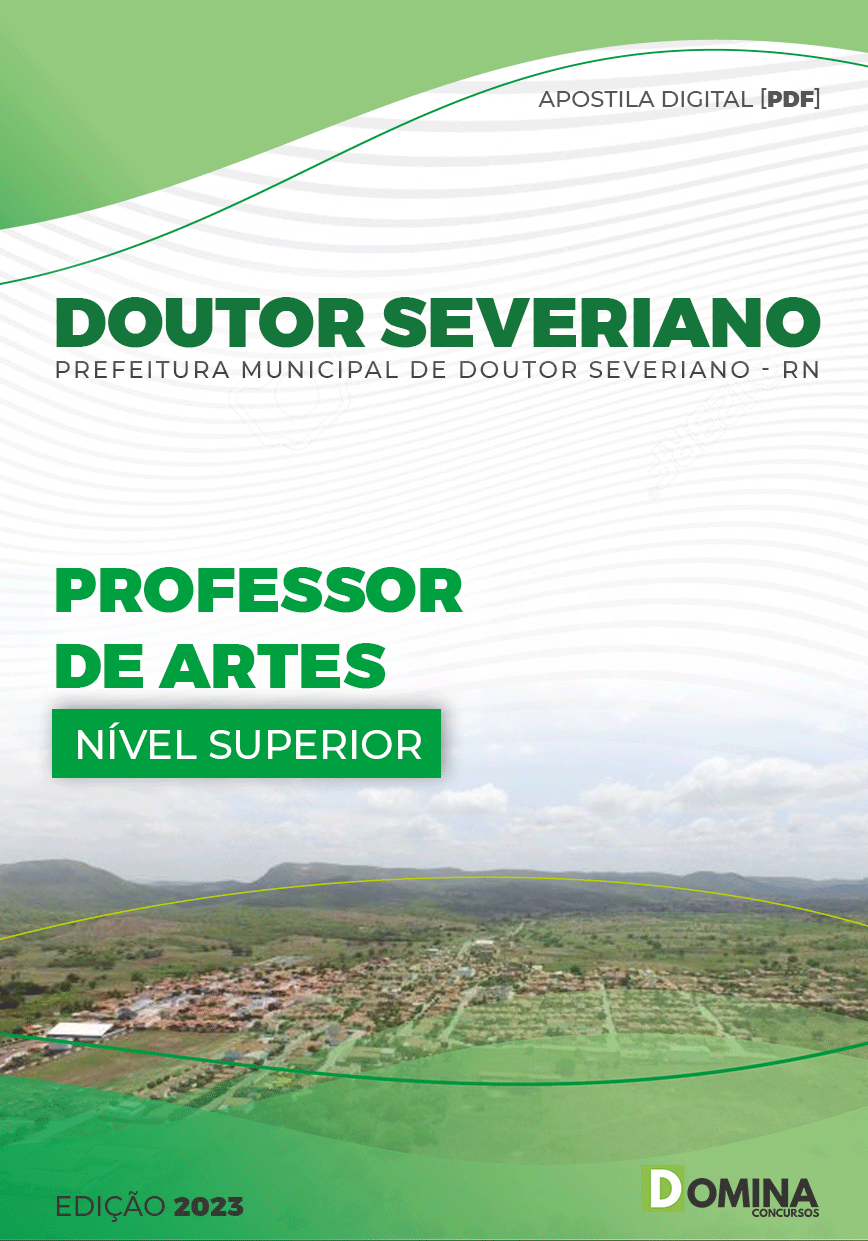Apostila Pref Doutor Severiano RN 2023 Professor Artes