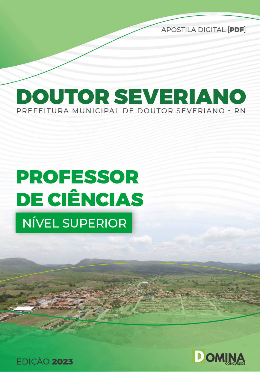Apostila Pref Doutor Severiano RN 2023 Professor Ciências