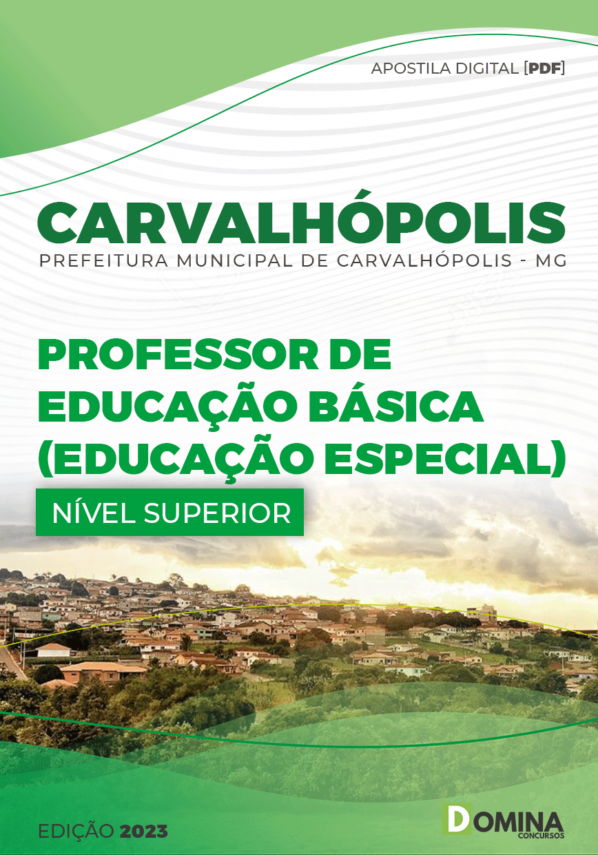 Apostila Pref Carvalhópolis MG 2023 Professor Educação Especial
