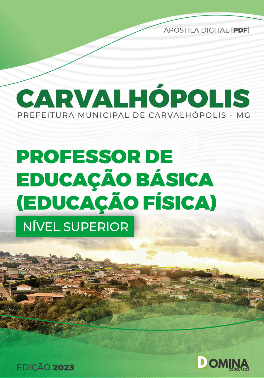 Apostila Pref Carvalhópolis MG 2023 Professor Educação Física