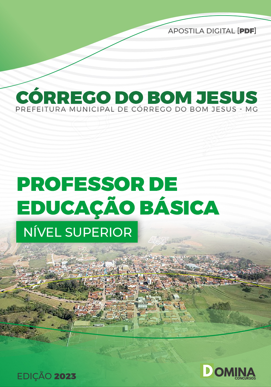 Apostila Pref Córrego Bom Jesus MG 2023 Professor Educação Básica