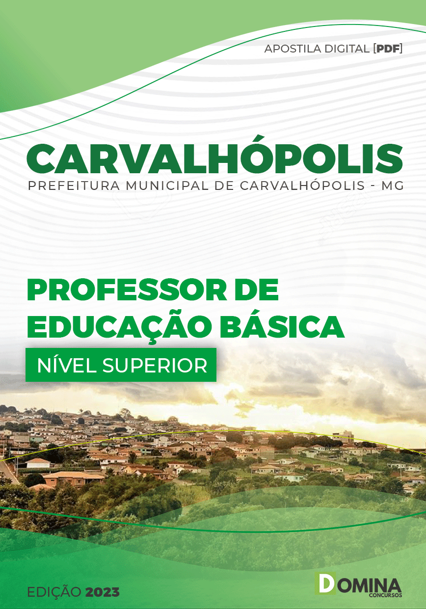 Apostila Pref Carvalhópolis MG 2023 Professor Educação Básica