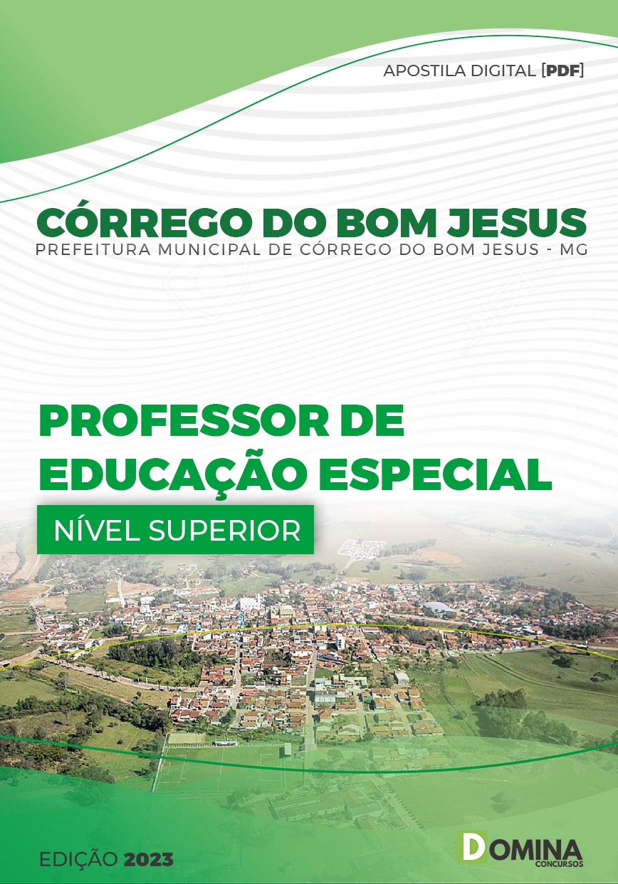 Apostila Pref Córrego Bom Jesus MG 2023 Professor Educação Especial