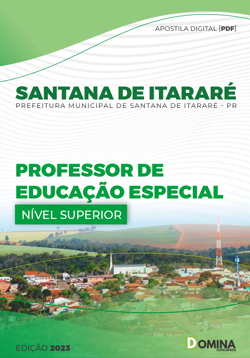 Apostila Pref Santana do Itararé PR 2023 Professor Educação Especial