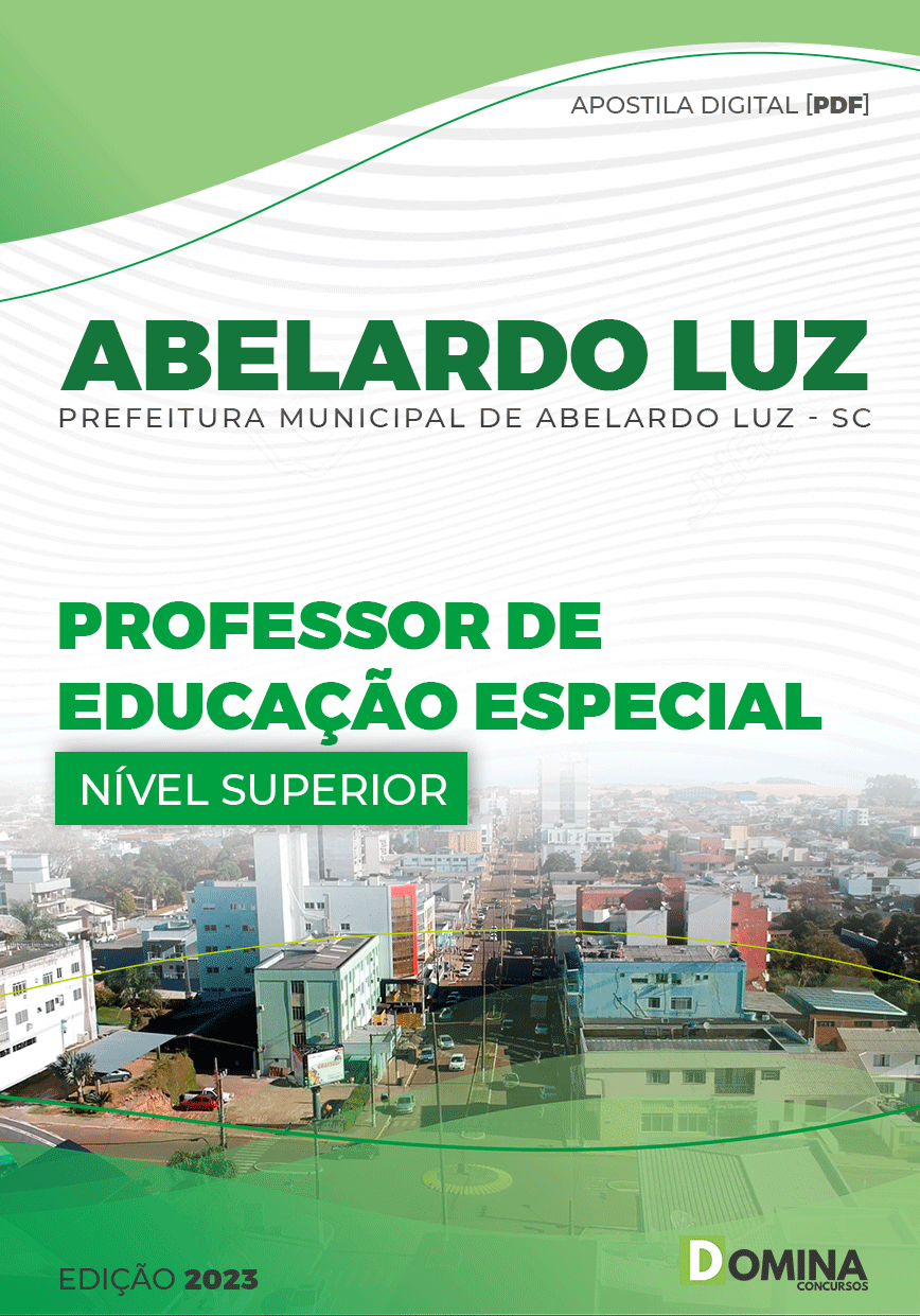 Apostila Pref Abelardo Luz SC 2023 Professor Educação Especial