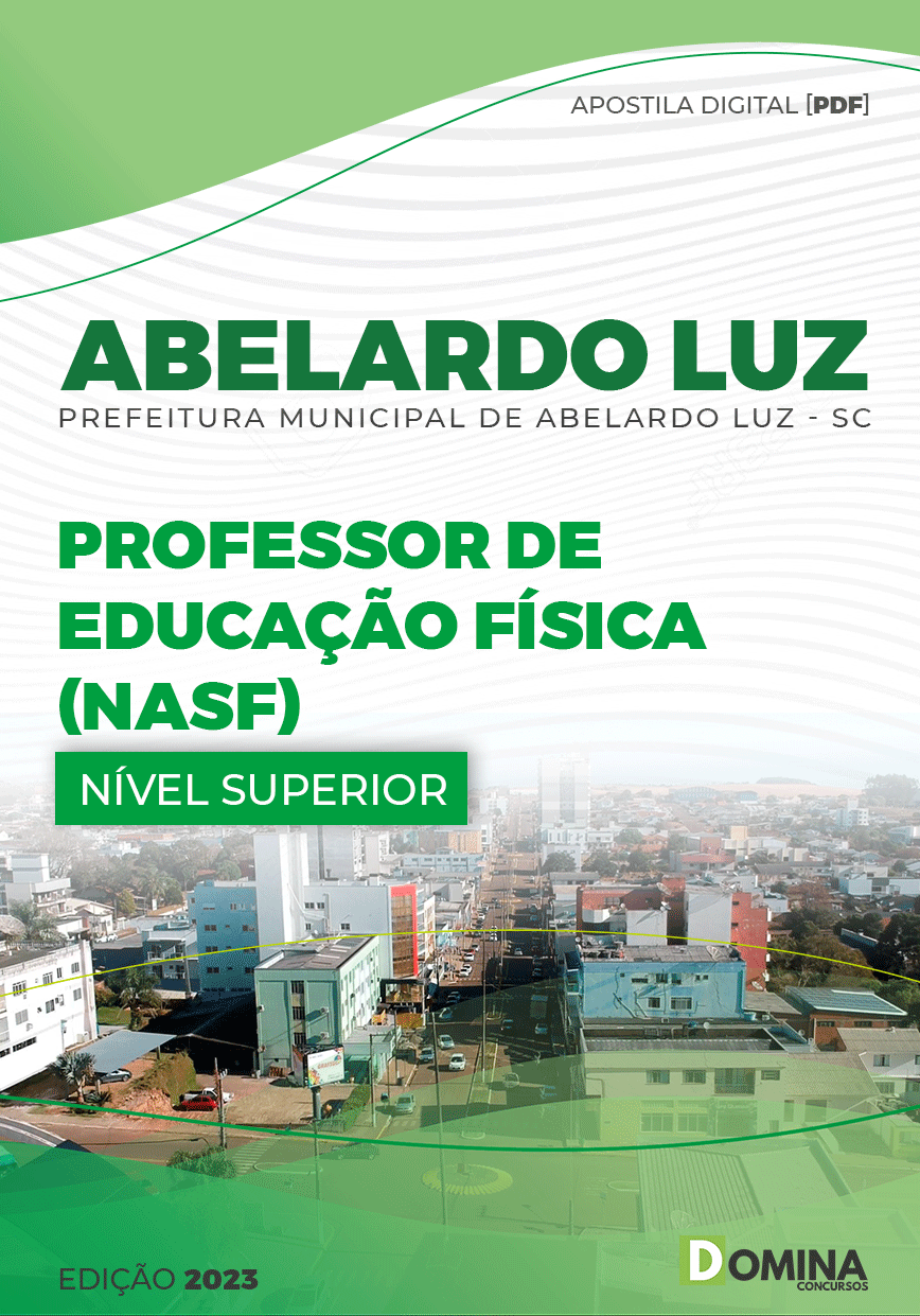 Apostila Digital Pref Abelardo Luz SC 2023 Professor Educação Física NASF