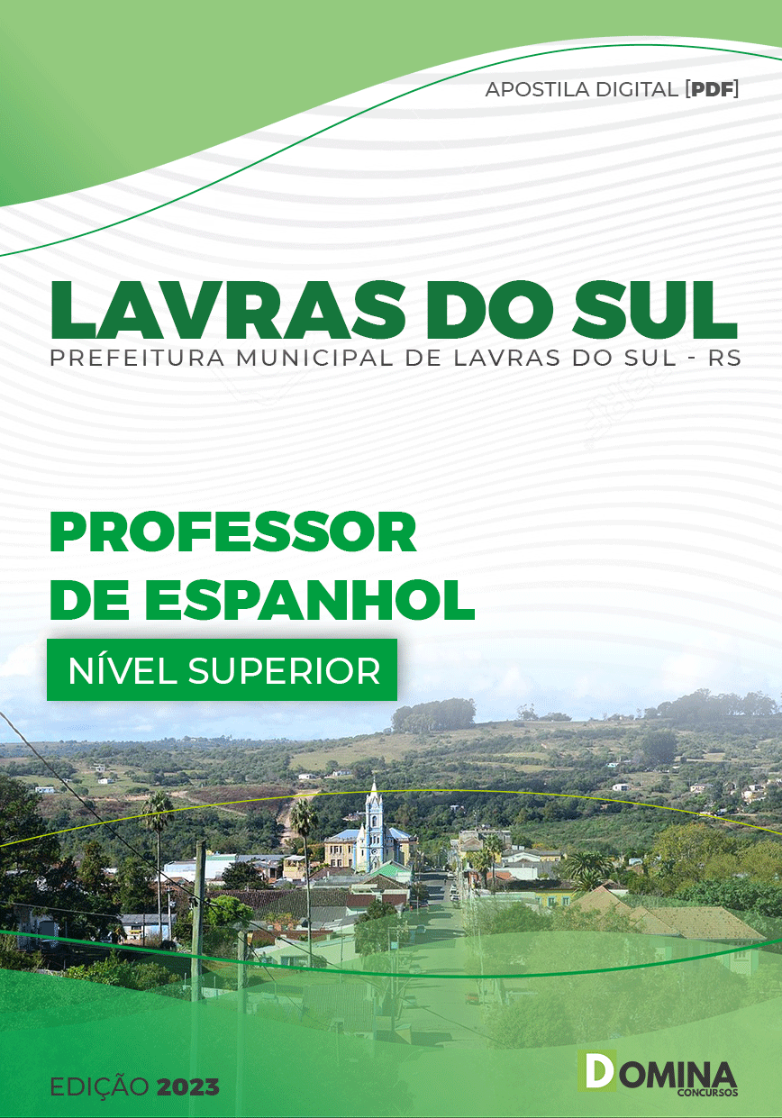 Apostila Pref Lavras do Sul RS 2023 Professor Espanhol