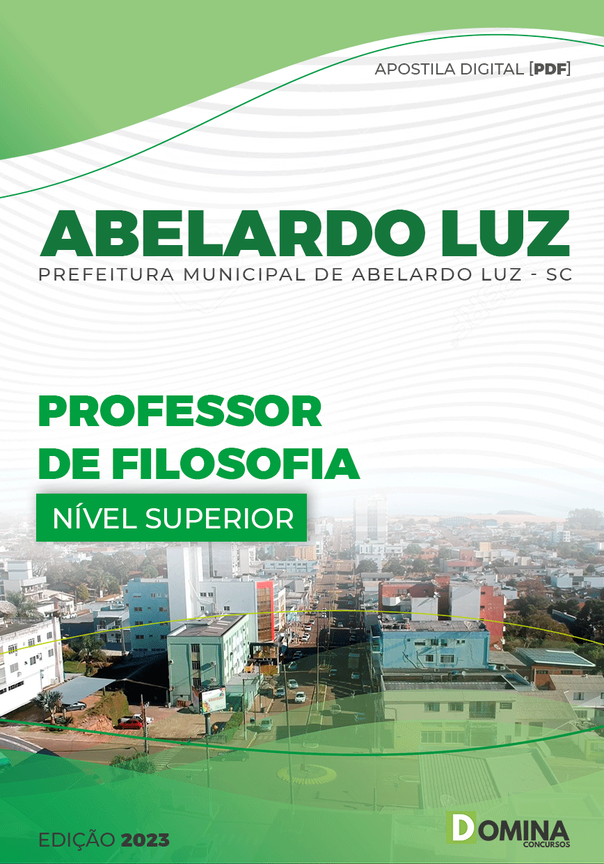 Apostila Pref Abelardo Luz SC 2023 Professor Filosofia