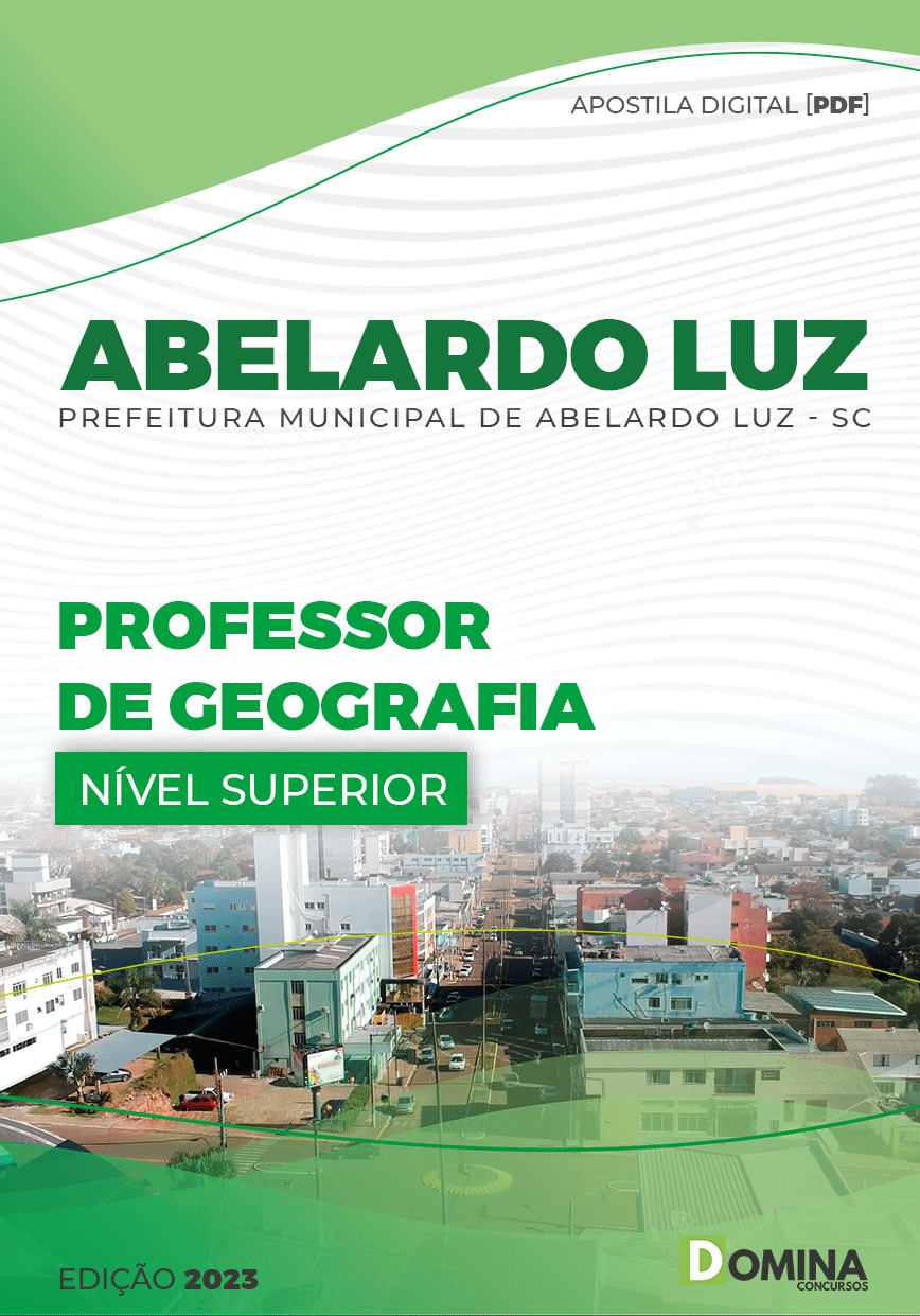 Apostila Pref Abelardo Luz SC 2023 Professor Geografia