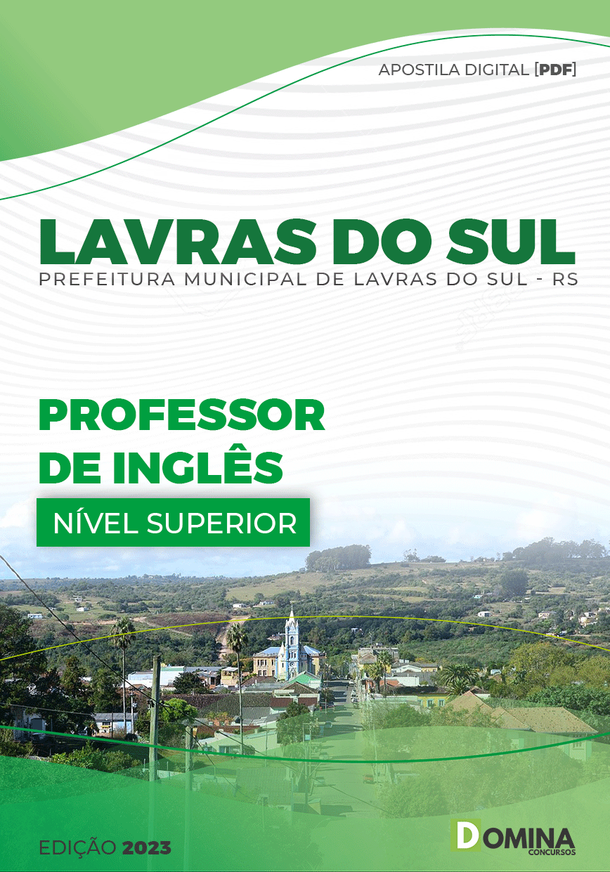 Apostila Pref Lavras do Sul RS 2023 Professor Inglês