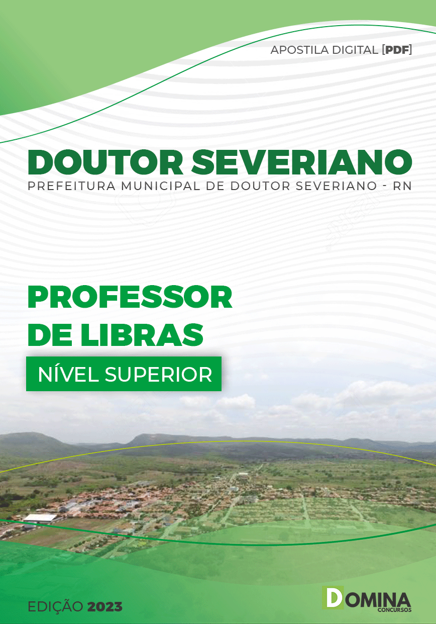 Apostila Pref Doutor Severiano RN 2023 Professor Libras