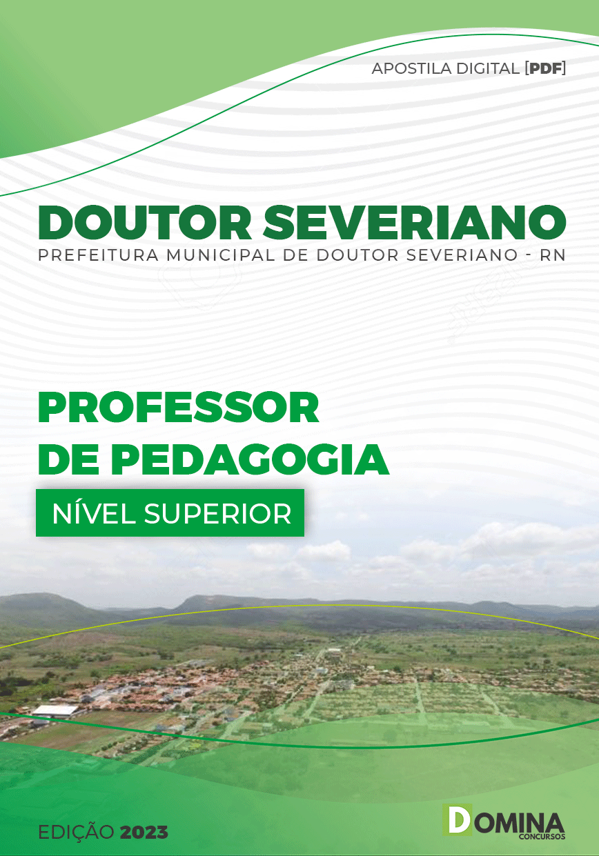 Apostila Pref Doutor Severiano RN 2023 Professor Pedagogia