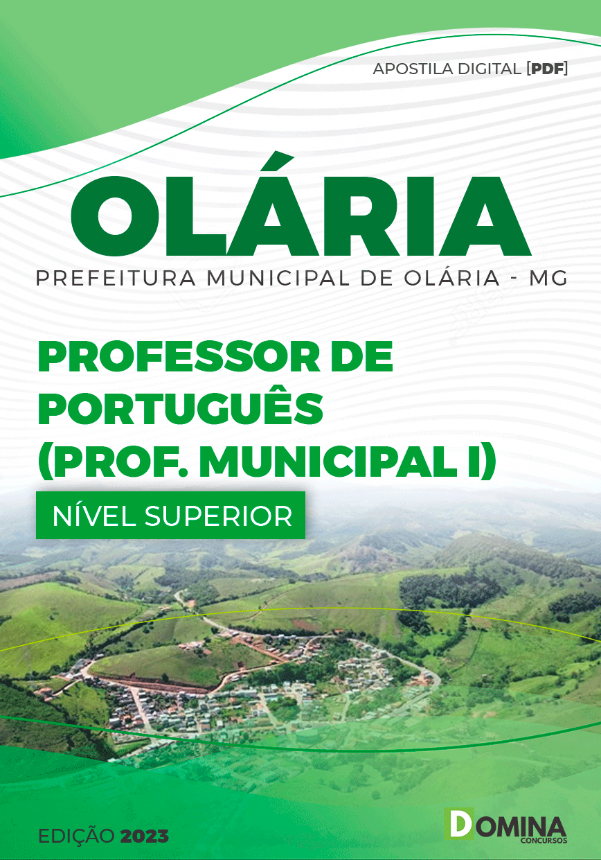 Apostila Concurso Pref Olaria MG 2023 Professor Português