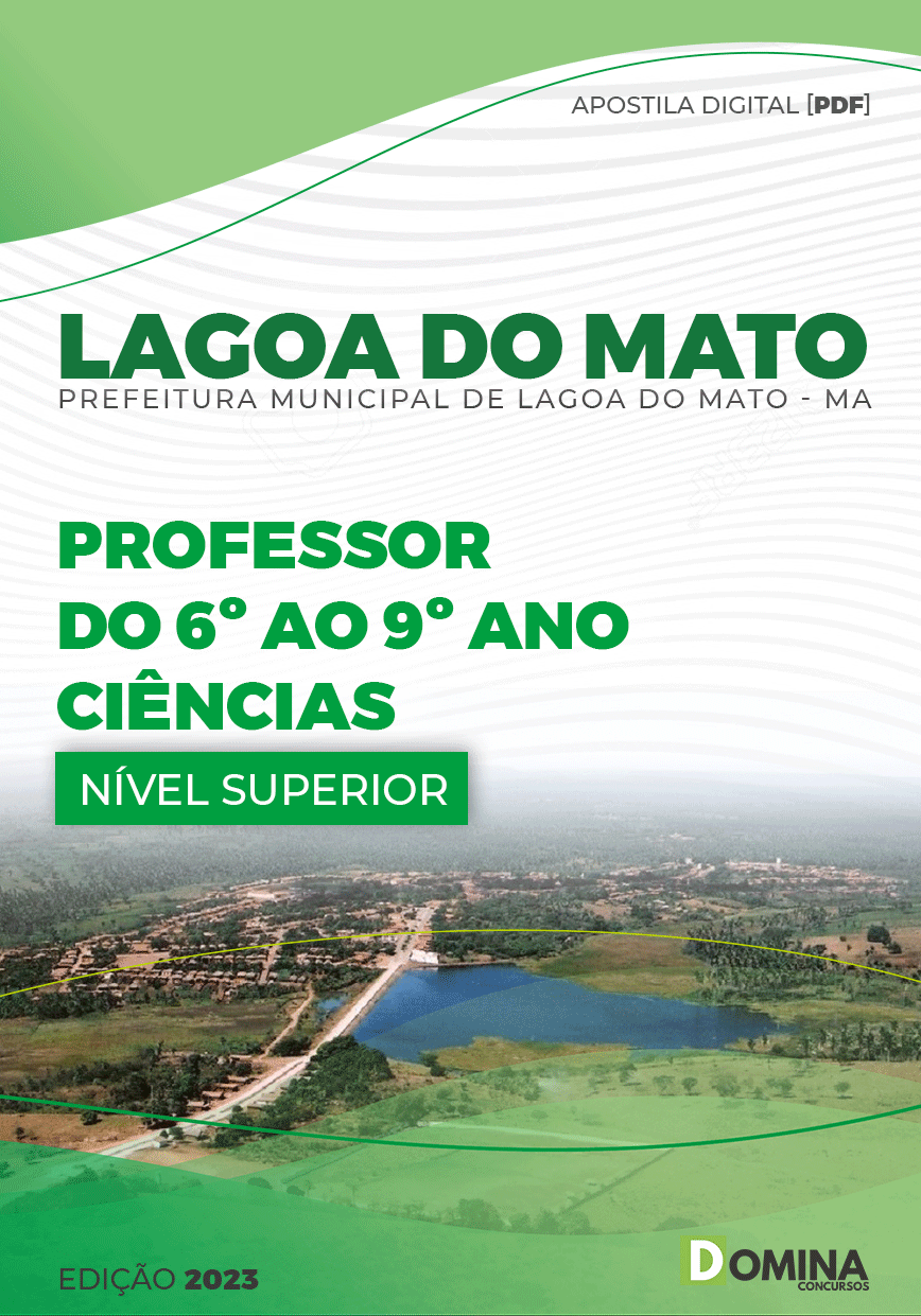 Apostila Pref Lagoa Do Mato MA 2023 Professor Ciências