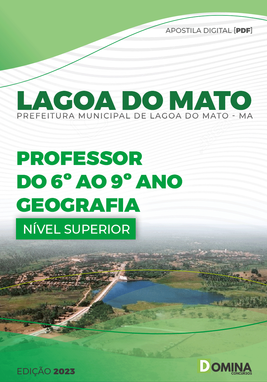 Apostila Pref Lagoa Do Mato MA 2023 Professor Geografia