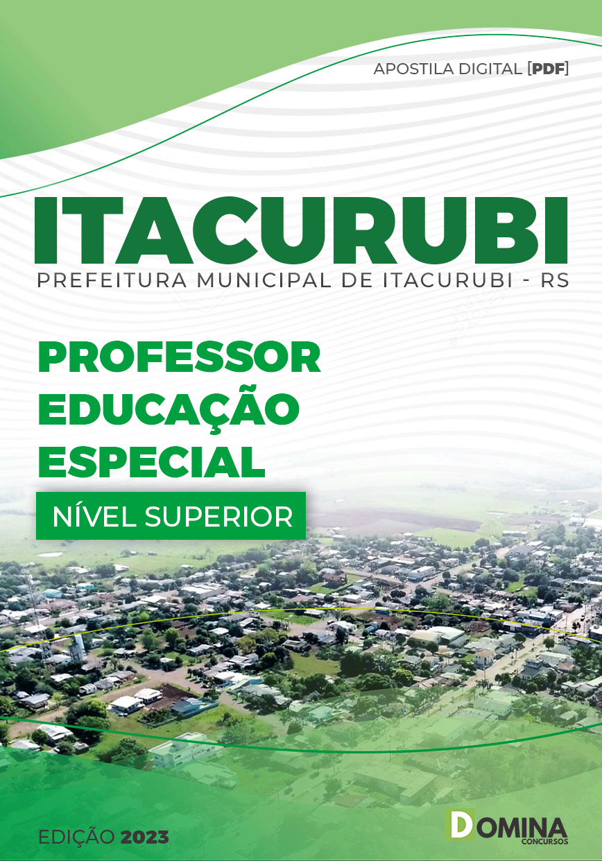 Apostila Pref Itacurubi RS 2023 Professor Educação Especial