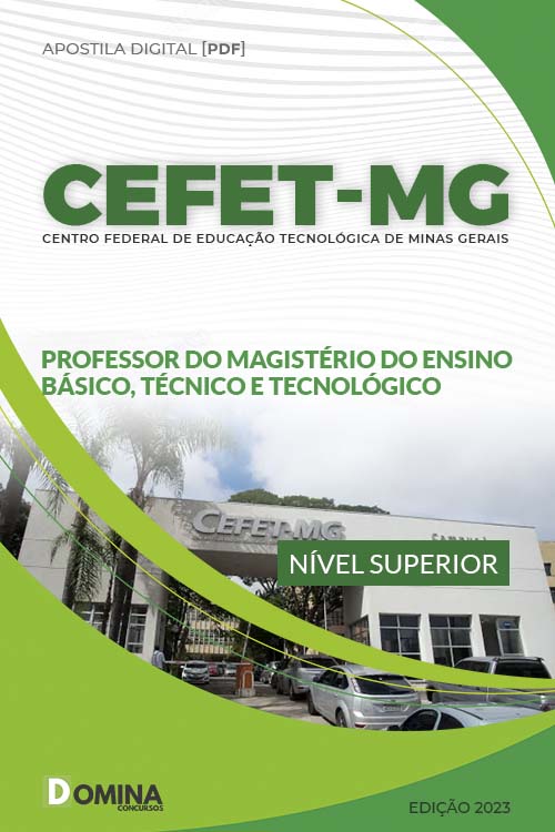 Apostila CEFET MG 2023 Professor Magistério Ensino Básico Téc Tecnológico