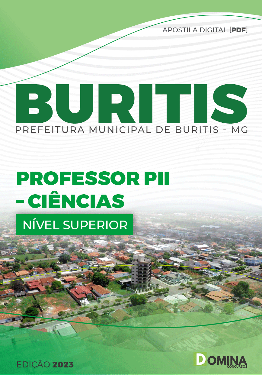Apostila Pref Buritis MG 2023 Professor PII Ciências