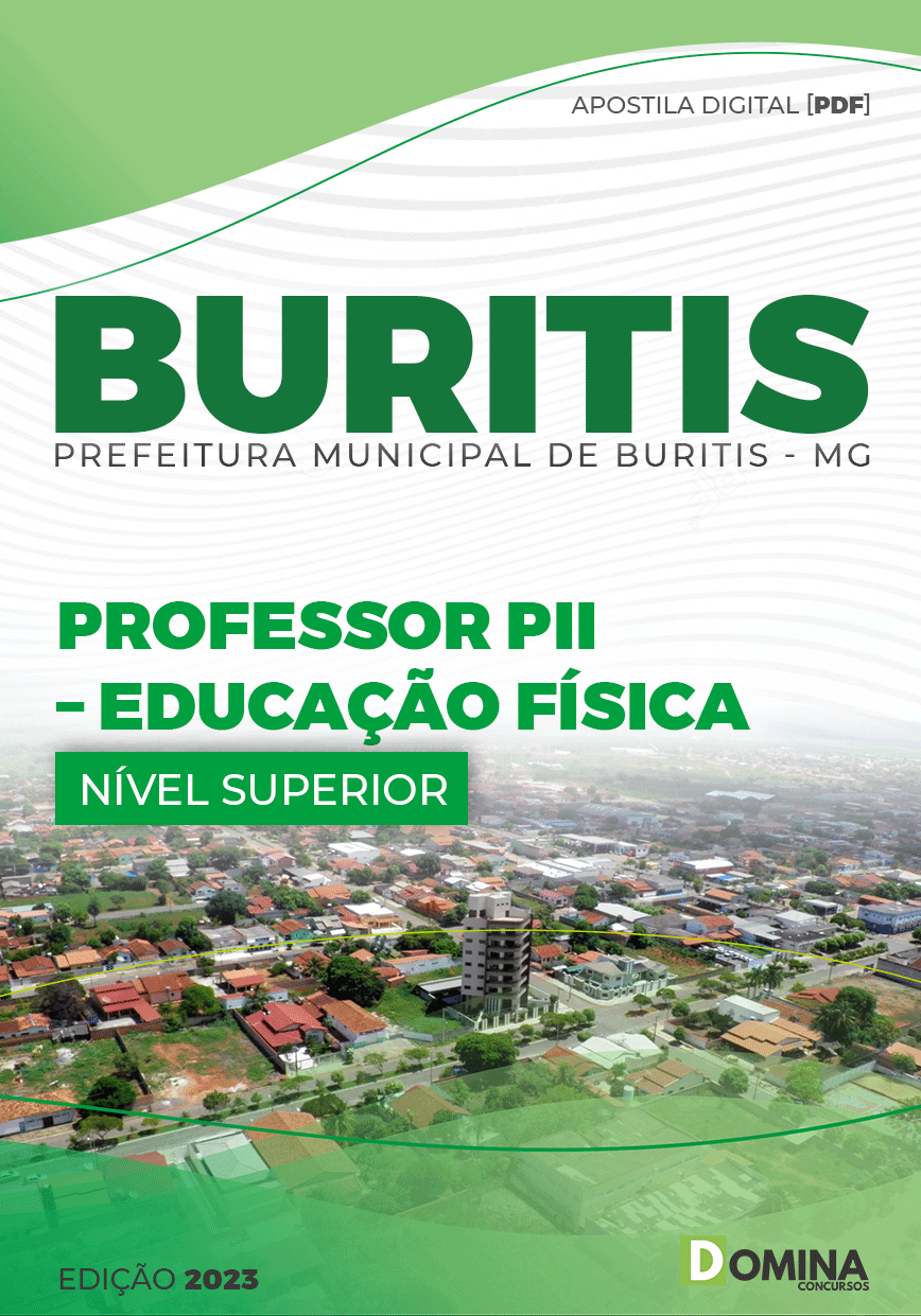 Apostila Pref Buritis MG 2023 Professor PII Educação Física