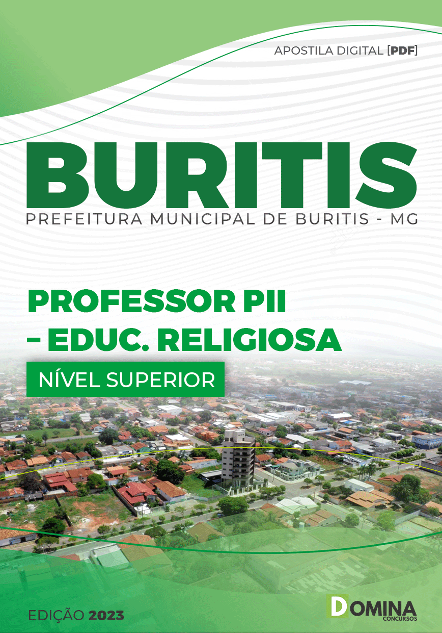 Apostila Pref Buritis MG 2023 Professor PII Educação Religiosa