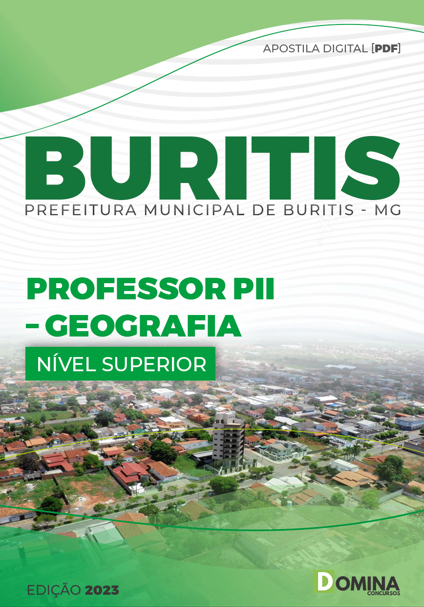 Apostila Pref Buritis MG 2023 Professor PII Geografia
