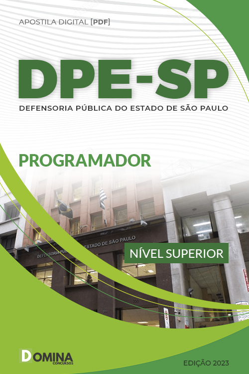Apostila Digital Concurso DPE SP 2023 Programador
