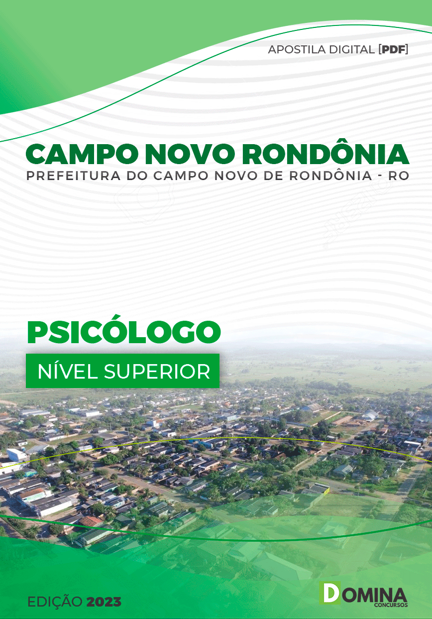 Apostila Pref Campo Novo Rondônia RO 2023 Psicólogo