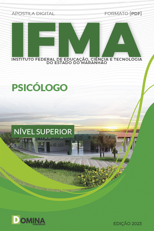 Apostila Digital Concurso Público IFMA 2023 Psicólogo