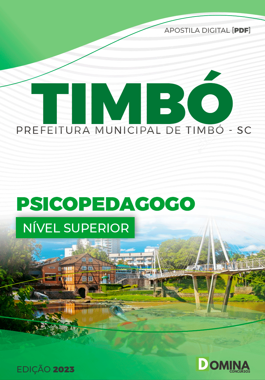 Apostila Concurso Pref Timbó SC 2023 Psicopedagogo