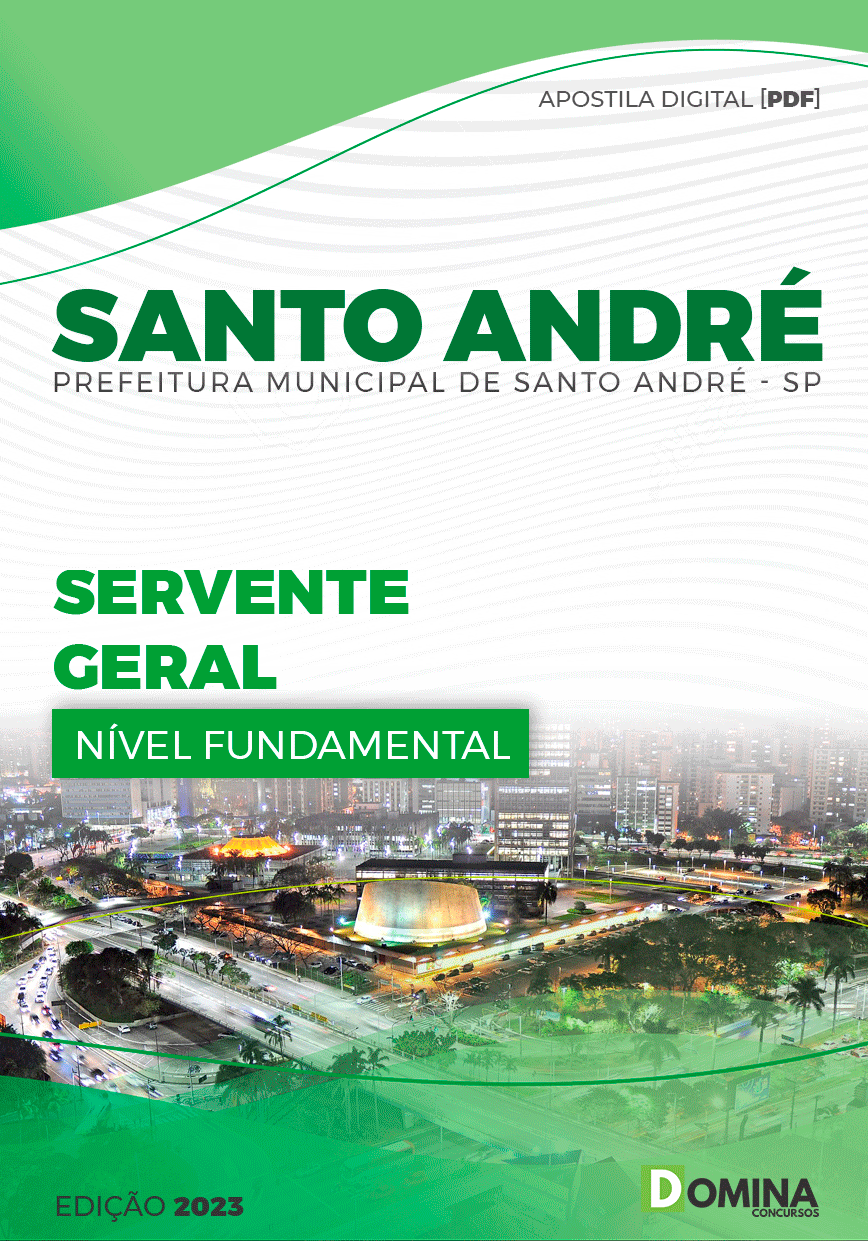 Apostila Digital Pref Santo André SP 2023 Servente Geral