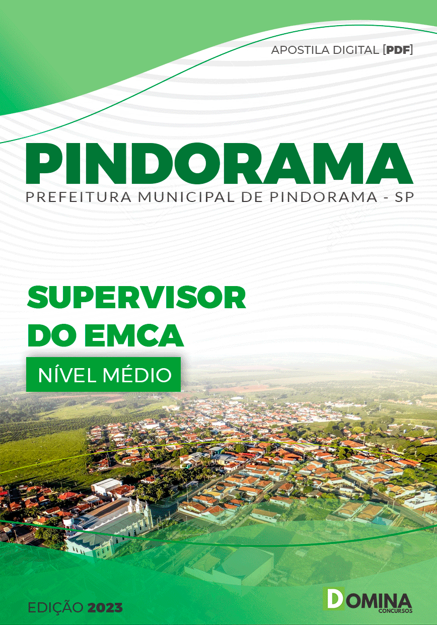 Apostila Concurso Pref Pindorama SP 2023 Supervisor EMCA